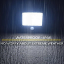 Solar Lights Outdoor Motion Sensor Light Wireless Super Bright 20 LED Water J4E3