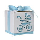 12pcs Wedding Favor Bridal Candy Gift Box Baby Shower Party Cut Out Pram P1F2