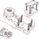 Motorcycle Roller Chain Tensioner Adjuster For Dirt Pit Bike ATV Aluminum Alloy