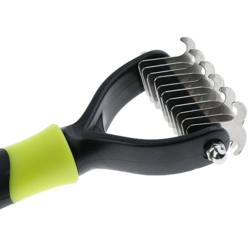 Stainless Steel Pet Grooming Comb for Dog Cat Hair Deshedding Rake Coomb for