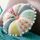 1 Yard Colorful Pom Pom Beads Fringe Tassels Braid Jacquard Ribbon Trim 60mm