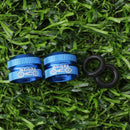 1 Pair Bike Tire Law Mouth Nut Tire Inner Tube Valve Nut Replacement Blue