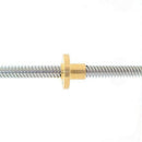 500mm T8 Lead Screw and Brass Nut (Acme Thread, 2mm Pitch, 4 Starts, 8mm Le