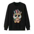 Cute Owl DIY Heat Transfer Stickers Iron-on Patch T-shirt Dresses Washable Pa BX