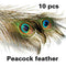 DIY 10 Peacock Eye Tail Feather For Masquerade Decoration Party  New