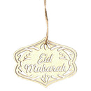 10pcs DIY Eid Mubarak Ornaments Wooden Hollow Pendants Crafts Ramadan DecMO