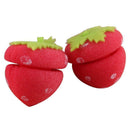 6pcs Rollers Curlers Strawberry Balls Hair Care Soft Sponge Lovely DIY Tool G8