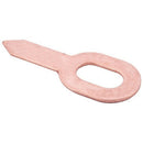 50Pcs Copper Plated Oval Dent Puller Rings Car Body Paintless Lifter Puller S5X5