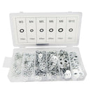 900Pcs Stainless Steel Ring Gasket Flat Washers Assortment M3,M4,M5,M6,M8,M R2S2