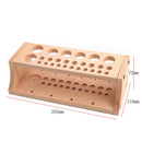Practical Holder Organizer Wooden Multifunction Leather Tools Storage Rack DIY
