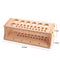 Practical Holder Organizer Wooden Multifunction Leather Tools Storage Rack DIY