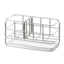 Smooth Kitchen Bathroom Drain Rack Toothpaste Home Stainless Steel Space Saving