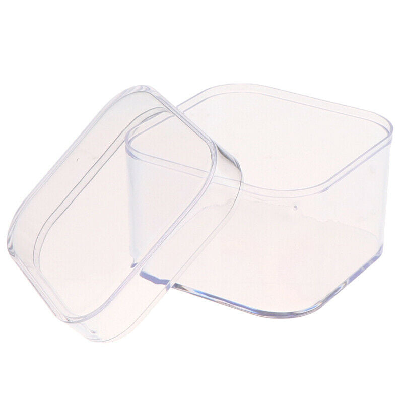 1Pc Plastic Transparent Storage Container Box For Light Clay Foam Mud ToolSE