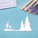 Deer Forest Carbon Steel Cutting Die Stencil Mold DIY Scrapbooking Paper Cards