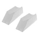 2x Foam Leg Elevator Cushion Orthopedic Surgery Support Elevation Pillow White