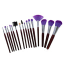 16pcs brush Foundation Powder Blush Eyes Pro Eyeshadow brush + Pencil case