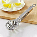 Stainless Steel Egg Cutter Wedge Shredder Boiled Eggs Cutter Gadgets O4P7