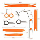 12PC/SET Car Radio Door Clip Panel Trim Dash Audio Moulding Removal-Pry Too F4B0