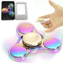 Rainbow Tri-Spinner Fidget Spinner Hand Spinner Zinc Alloy Anti Stress Toys