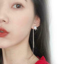 Crystal Rhinestone Snowflake Christmas Earrings Women Earring New Jewelry F V8K0