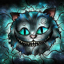 Full DIY 5D Diamond Painting The Cheshire Cat Cross Stitch Diamond Embroide