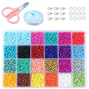 14523x Round Glass Bead Loose Spacer Jewelry Making Charms for Bracelet Necklace