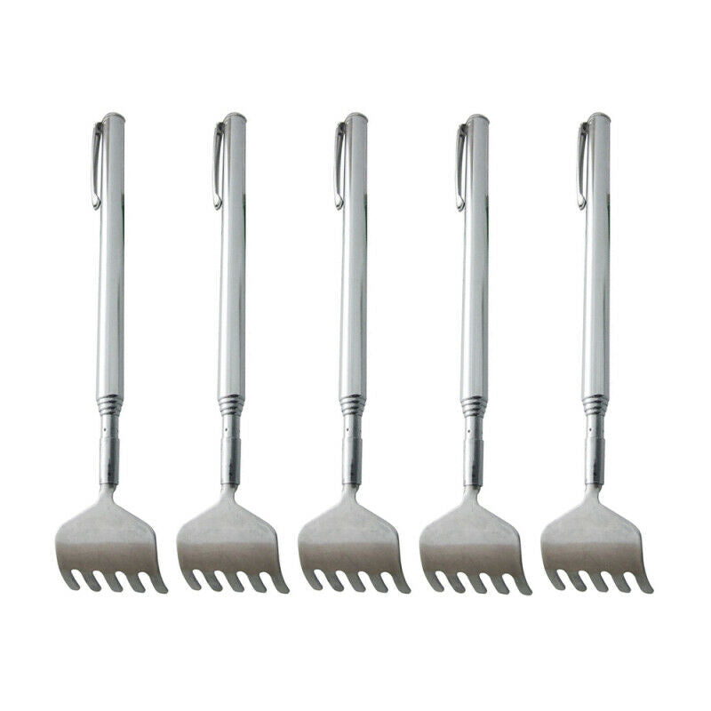 5x Extendable Portable Metal Back Scratcher Handy Pocket Telescopic Pen S ARX