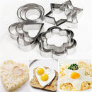 12Pcs Stainless Steel Cookie Fondant Cake Biscuit Mold Mould Sugarcraft Cutte3C