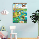 5D DIY Full Drill Diamond Painting Animal Cross Stitch Wall Art (Cartoon10)