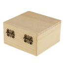 3-Packs Wooden Storage Box Plain Unpainted | With Latch | 3.1 x 3.1 x 1.7 inch |