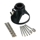 11PCS Rotary Multi Tool Cutting Guide Attachment Kit Bits HSS Set Router Q8S4