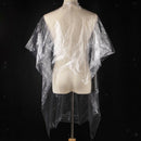 50pcs Hairdressing Capes Barber Perm Hair Styling Dyeing Apron W/ Brush Bowl