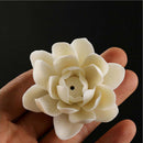 Ceramic White Lotus Incense Burner Home Decor Incense Stick Holder Aromather Hn