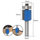 Carbide Flush Trim Router Bit Tenon Cutter for Making Cabinet, Closet, Door