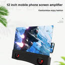 12 Inch With Speaker Bluetooth 4.0 6D HD Mobile Phone Screen Amplifier Fashion