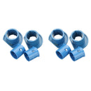 2 Pairs H1 Car LED Halogen Headlight Bulb Holder Socket Retainer Adapter Durable