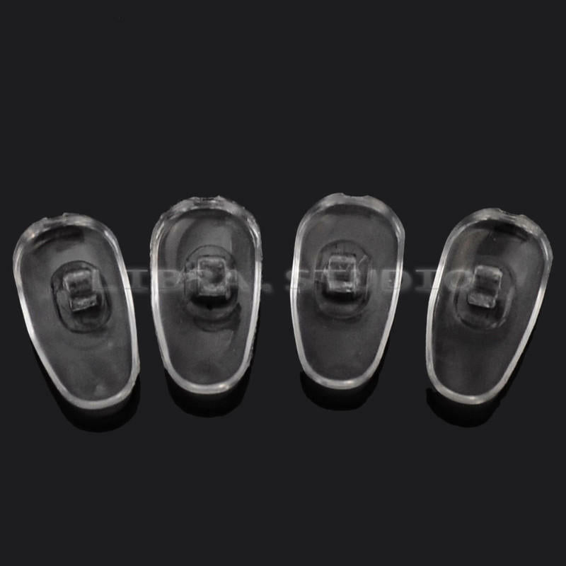1 Pack 100 Pairs Silicone Nose Pads Holders Eyeglass Glasses Nosepads Accessory