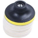 8PC 3inch 75mm Felt Polishing Pad Windscreen Scratch Repair Glass Polishing O5R4