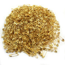 1000Pcs Golden Tone Mini Safety Pins for Brooch Badge Fastening Sewing Cra RQU