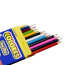 12 Colors Wooden Colorful Pencils Secret Garden Coloring Drawing Pen Tools A