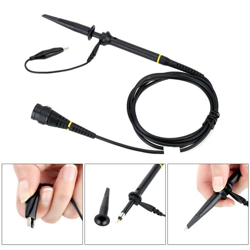 1X 10X 300Mhz Oscilloscope Probe, Universal High Impedance Alligator Clip P J3J5