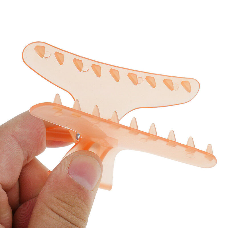 12pcs Women Practical Plastic Butterfly Style Grip Hairpin Hair Claws Clips