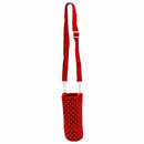 500ML Water Bottle Waterproof Pouch Shoulder Strap Cover Red G8B2