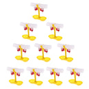 10x Double Feeder Drinker Chicken Drinking Fountain Cup Chickens Hens Ducks