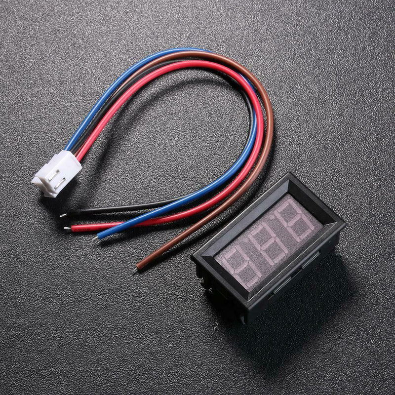 Mini 0.56in LED Digital Display DC 0-10A Ammeter Amp Panel Meter (Red)