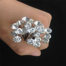 20PCS Clear Crystal Rhinestone Diamante Wedding Bridal Prom Hair Pins Hairpin Gw