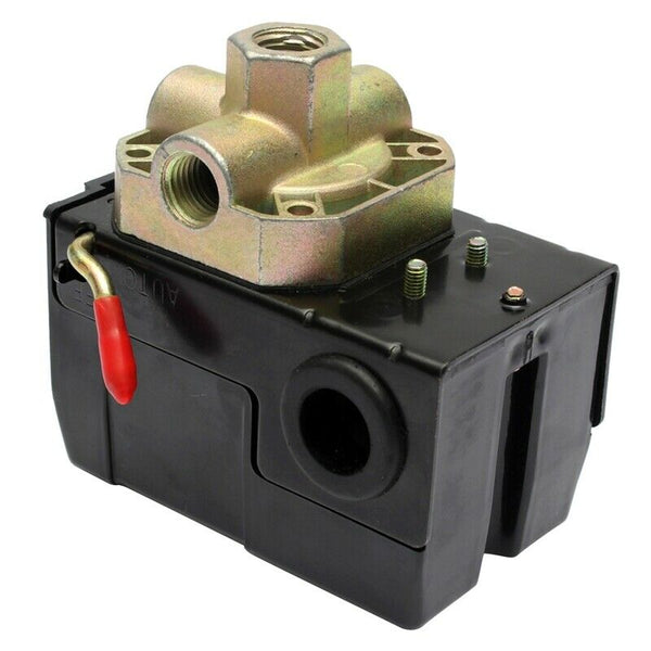 Pressure Switch Control Air Compressor 140-175 PSI 4 Port Heavy Duty 26 AMP H6G3