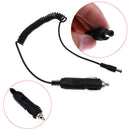 DC 12V 24V Car Charger Power Adapter Cigarette Lighter Spring Cable 5.5*2.5mm JR