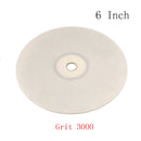6"inch Grit 3000 Diamond Coated Flat Lap Wheel Lapidary Lapping Polishing DiscM&