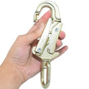 23KN Outdoor Self Locking Carabiner Keychain Climbing Backpack Hook Anti Falling
